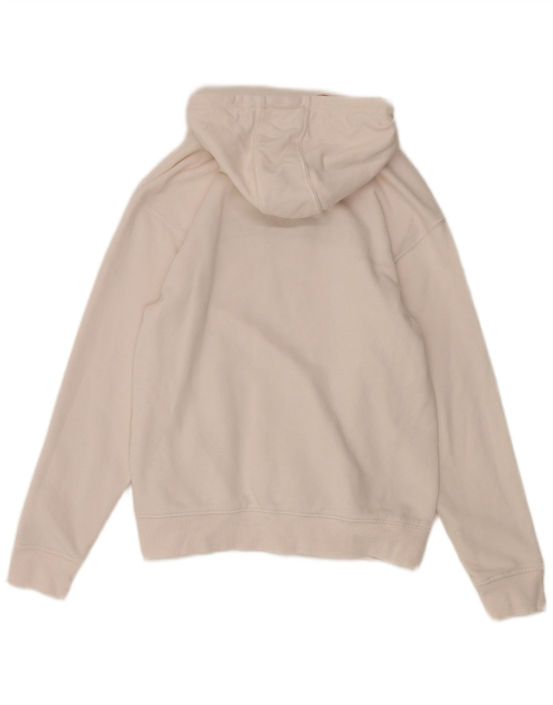 Suéter com capuz gráfico feminino TOMMY HILFIGER UK 12 médio branco