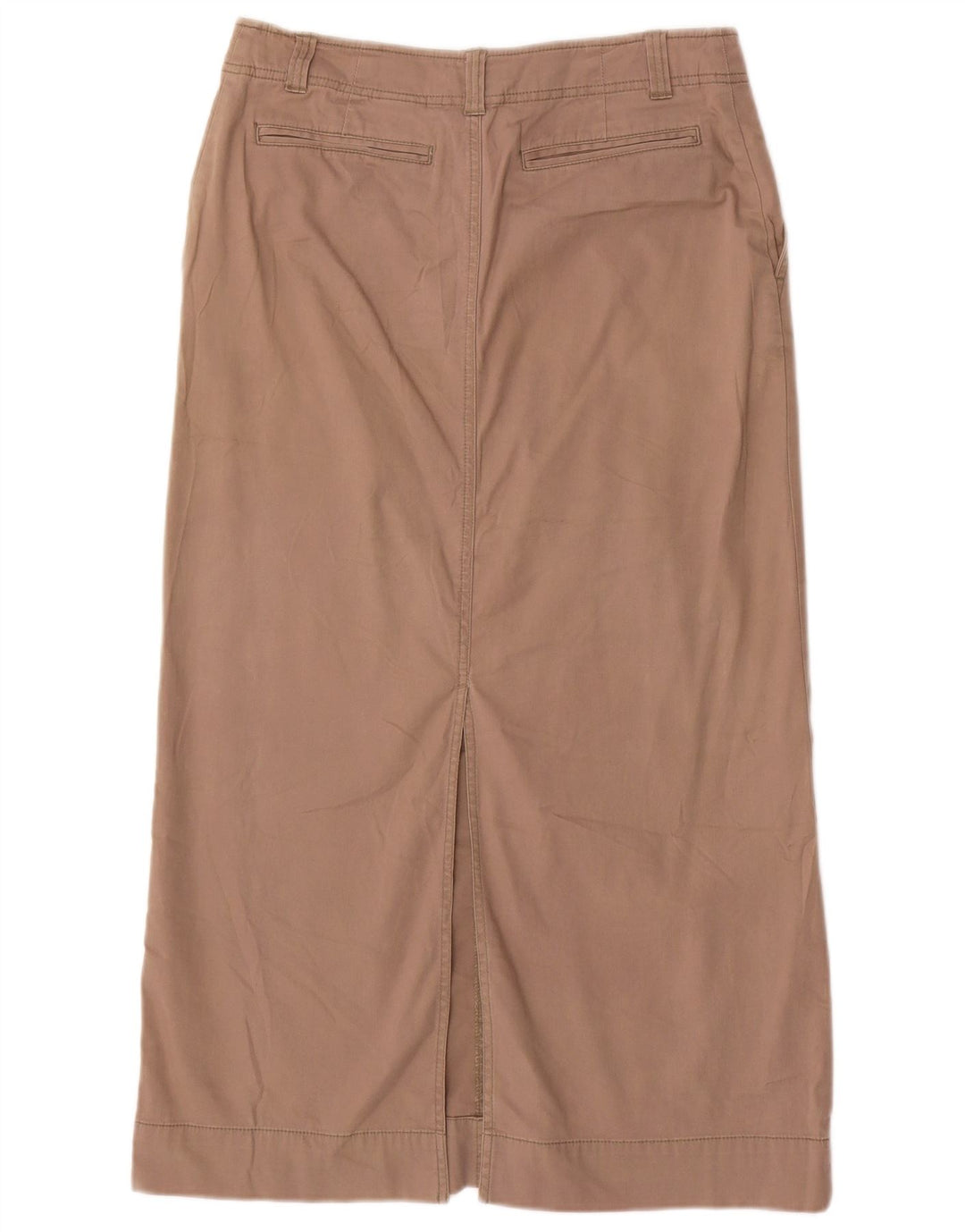 EDDIE BAUER Saia reta feminina EUA 8 médio W30 algodão cinza