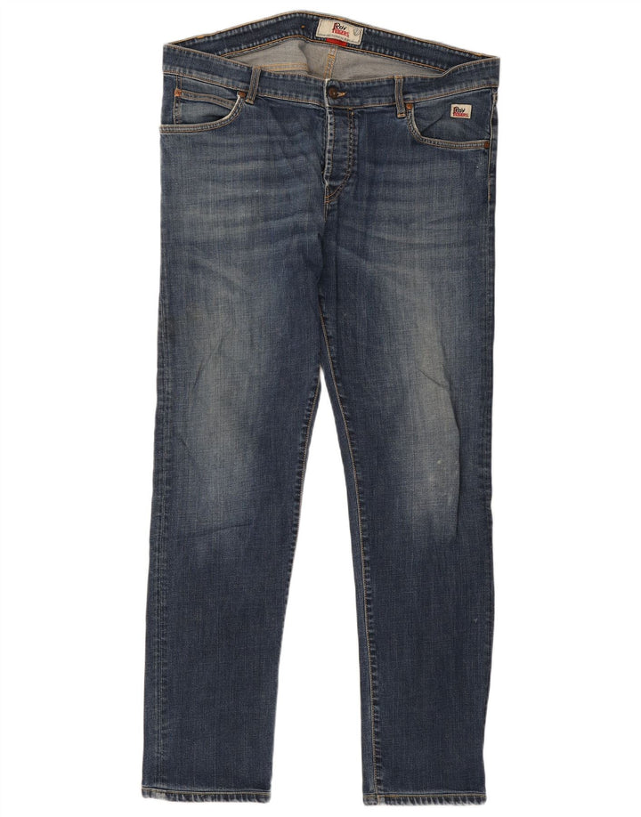 Roy Rogers Mens Jeans Slim W42 L33 Azul Algodão