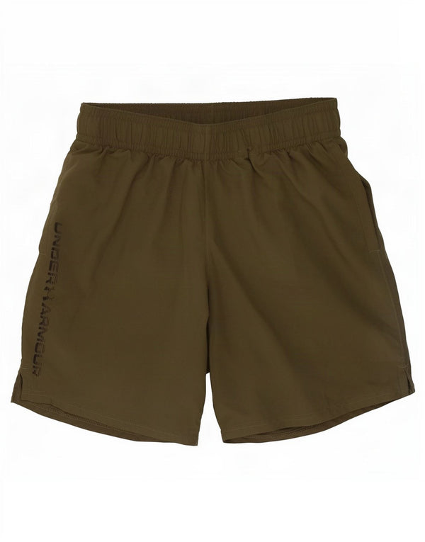 Under Armour Mens Graphic Sport Shorts Pequeno Poliéster Verde