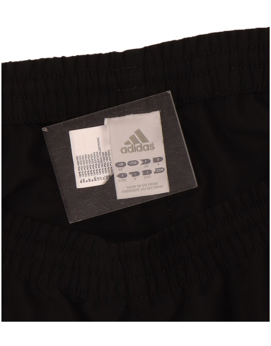 Shorts esportivos masculinos Adidas XL preto poliéster