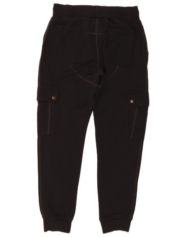 Adidas Mens Cargo Calças de treino Joggers Pequeno Algodão Preto