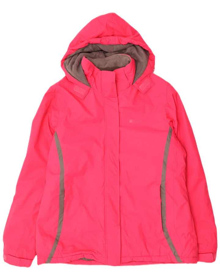 Jaqueta corta-vento feminina com capuz Mountain Warehouse Reino Unido 16 grande rosa