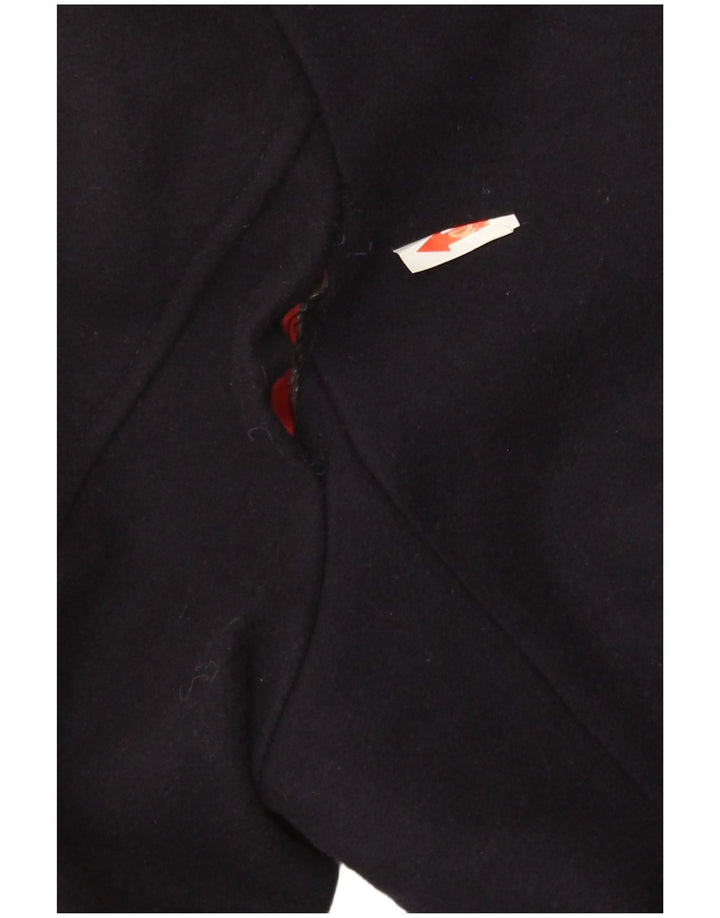 Sobretudo masculino Zara UK 44 2XL poliéster azul marinho