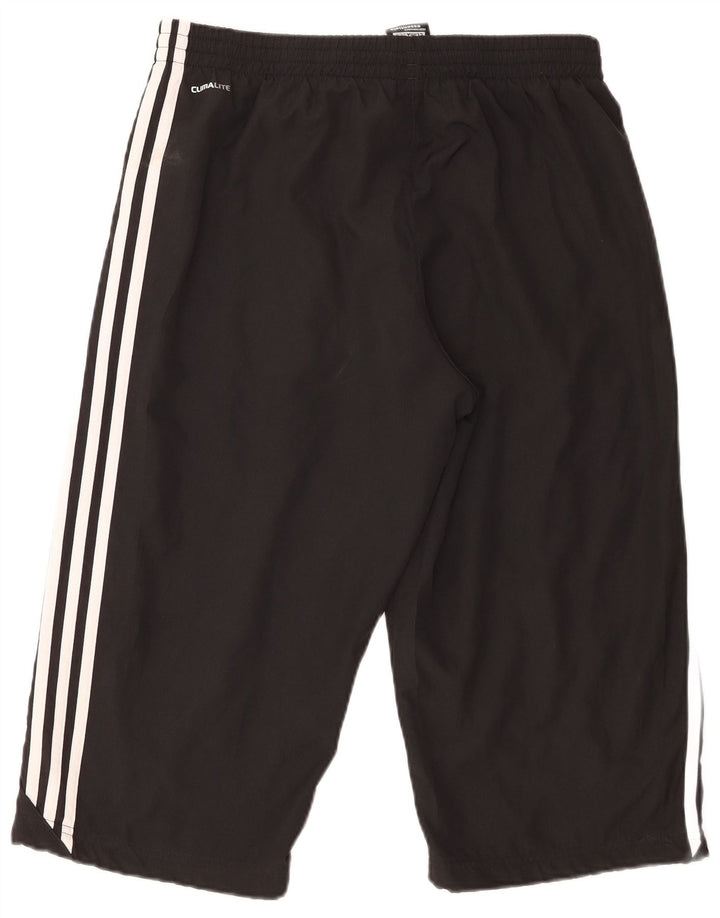Adidas Mens Climalite Bermuda Sport Shorts Médio Preto Poliéster