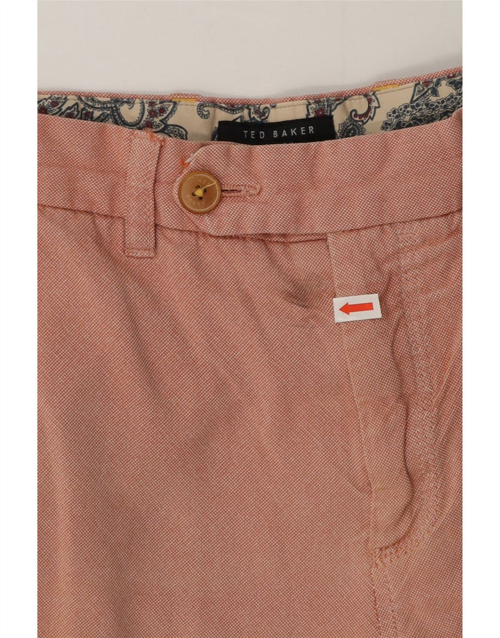 Shorts Chino Masculino Ted Baker W36 Grande Rosa