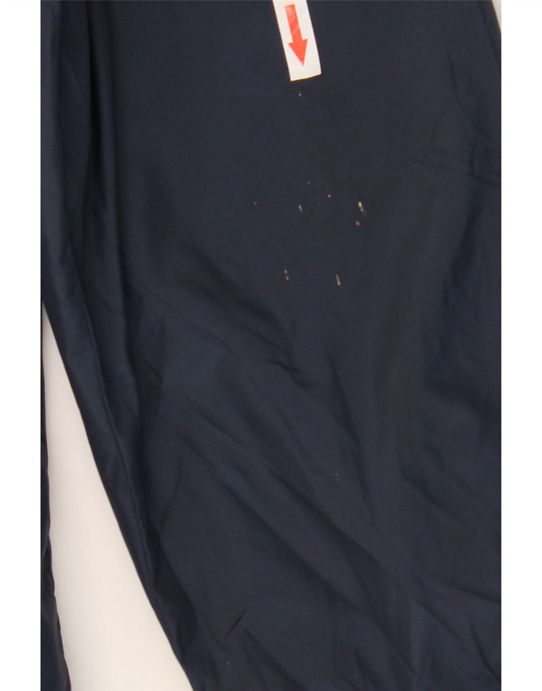 Jaqueta corta-vento masculina Zara UK 42 XL azul marinho poliéster