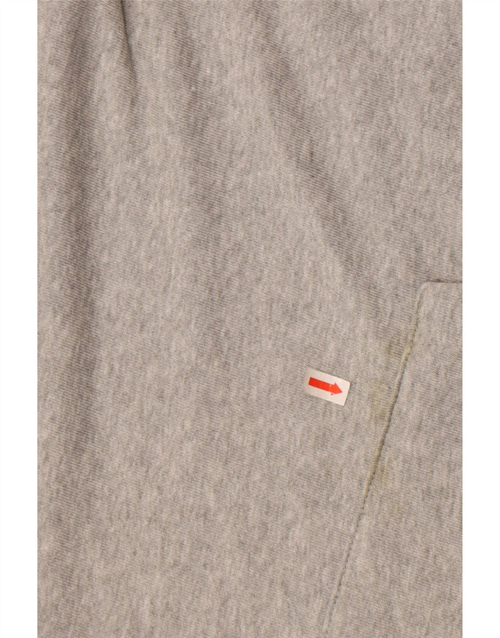 Nike Mens Dri Fit Hoodie Jumper Médio Algodão Cinza