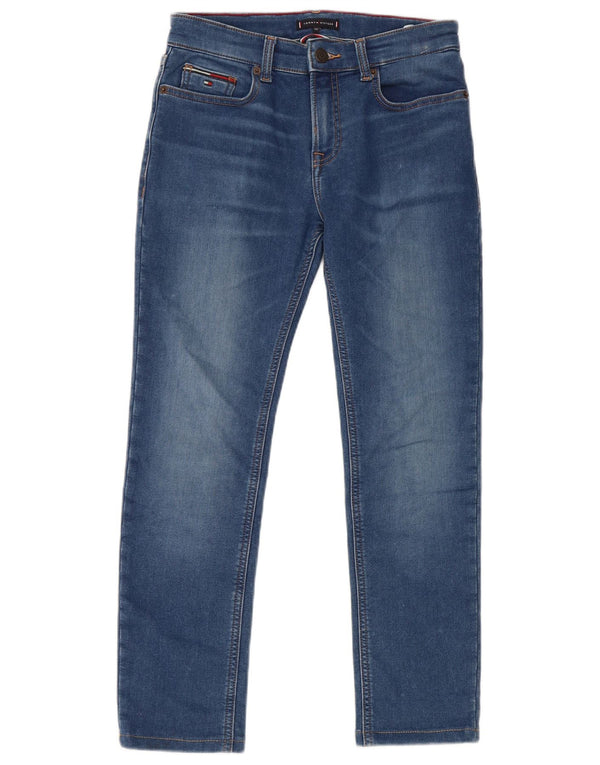 Tommy Hilfiger Meninos Jeans Slim 11-12 Anos W28 L25 Azul Algodão