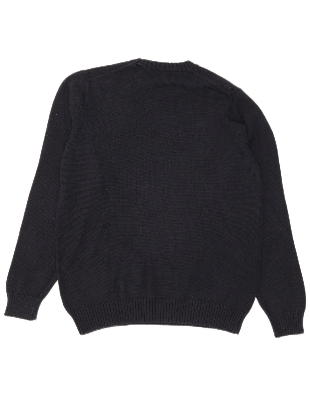 Suéter masculino Marks & Spencer Blue Harbor com gola redonda pequeno azul marinho