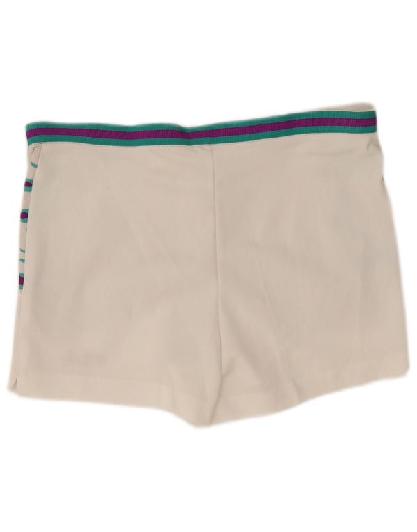 Fila Mens Chino Shorts IT 48 Médio W33 Listrado Branco