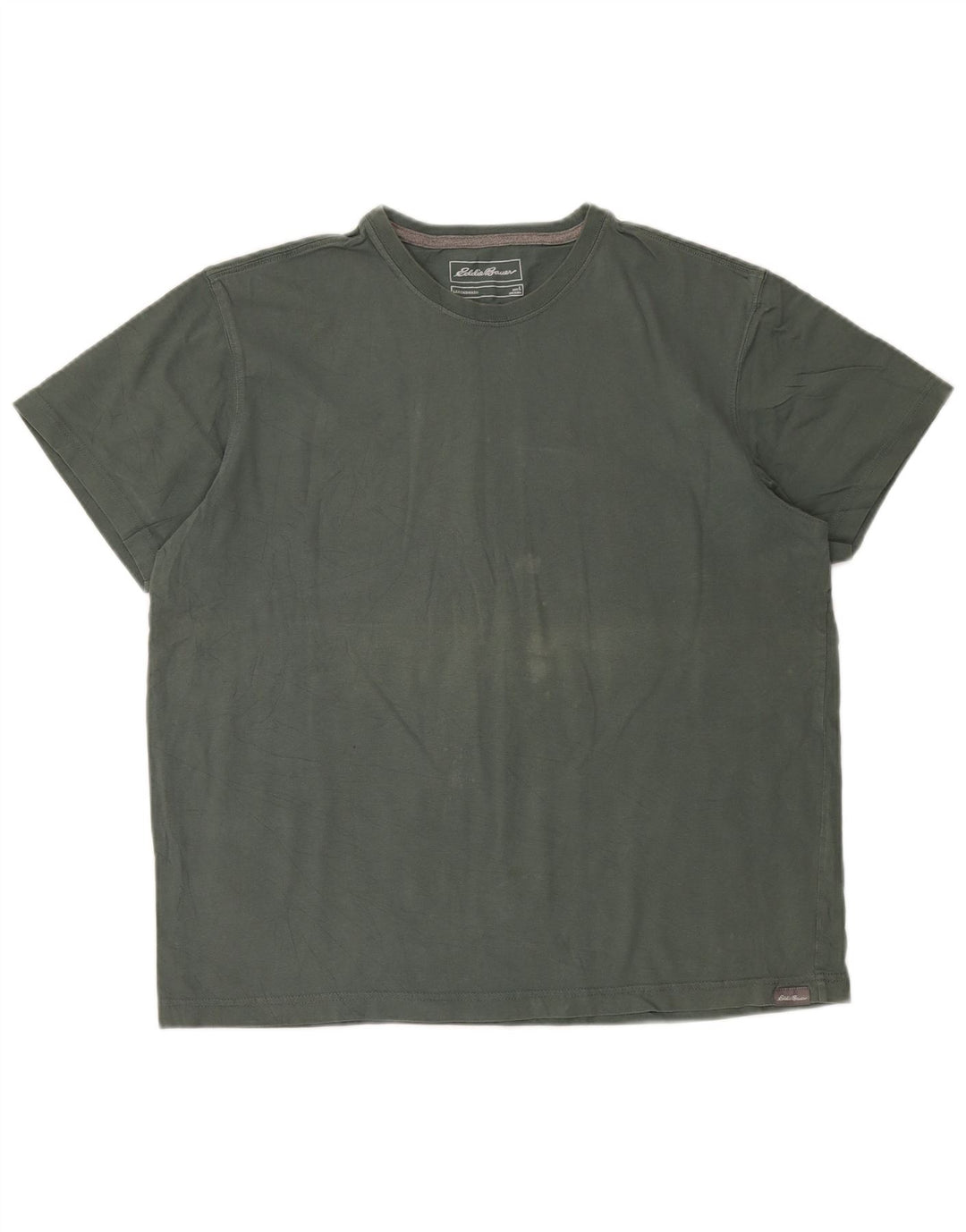Camiseta masculina EDDIE BAUER grande algodão cáqui