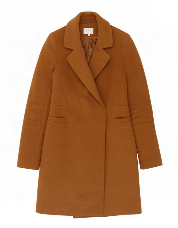 Warehouse Womens Oversized Overcoat UK 6 XS Brown