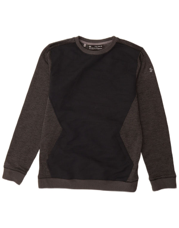 Suéter UNDER ARMOUR Boys Cold Gear 13-14 anos XL cinza