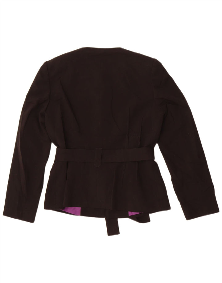 Jaqueta Blazer Feminina Calvin Klein EUA 10 Grande Poliéster Preto