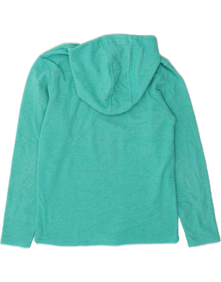 MOUNTAIN WAREHOUSE Girls Hoodie Jumper 11-12 Years Turquoise Polyester Vintage Mountain Warehouse and Second-Hand Mountain Warehouse from Messina Hembry 