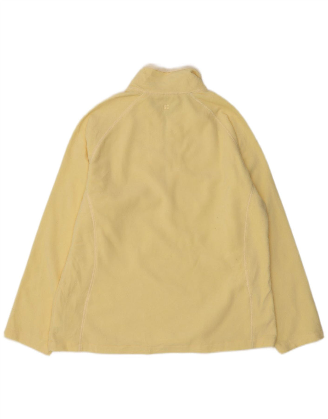 Suéter de lã feminino Mountain Warehouse com zíper e gola UK 16 grande amarelo