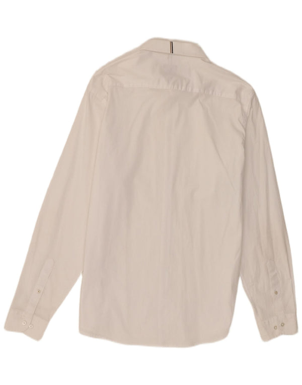 Camisa masculina Hugo Boss Regular Fit 3XL algodão branco