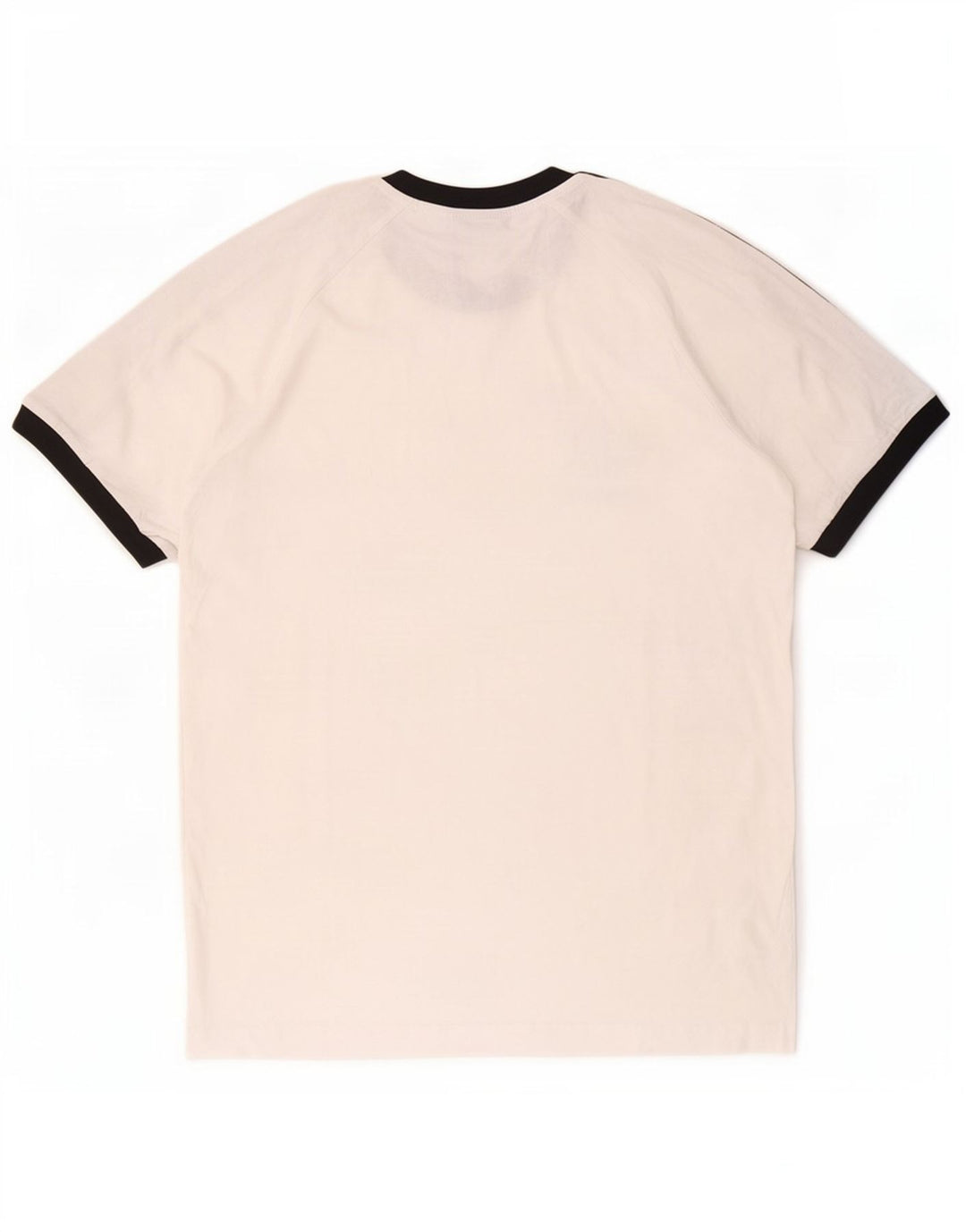 Adidas Mens Camiseta Top Grande Algodão Branco