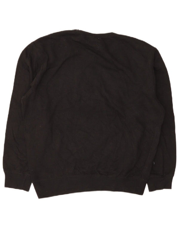Gap moletom gráfico masculino jumper médio algodão preto
