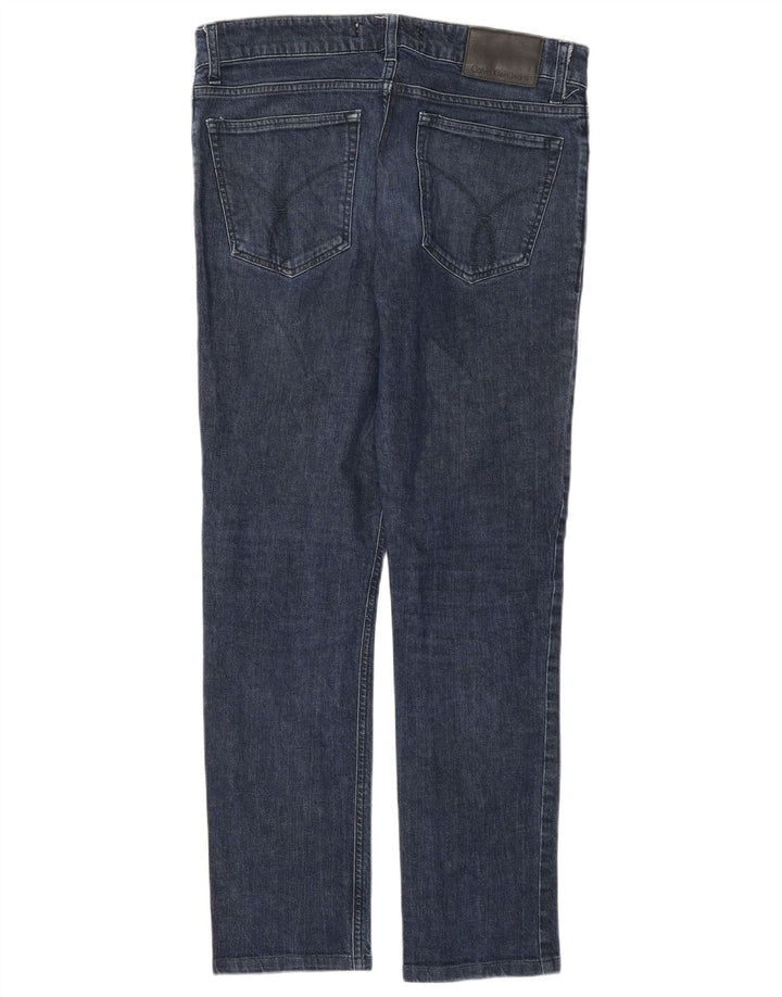 Calça jeans feminina CALVIN KLEIN W32 L28 azul algodão