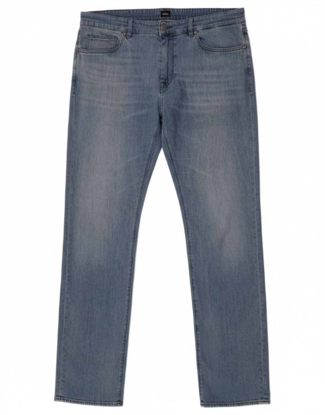 Hugo Boss Masculino Slim Jeans W34 L34 Azul Algodão