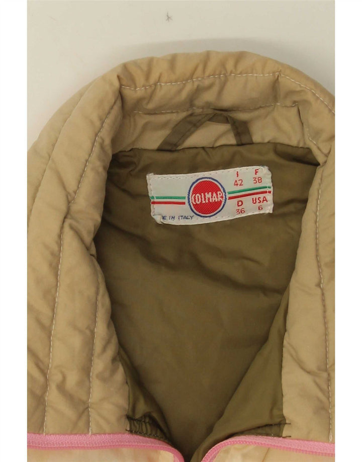 Colete acolchoado grande feminino Colmar IT 42 pequeno bloco colorido multicolorido