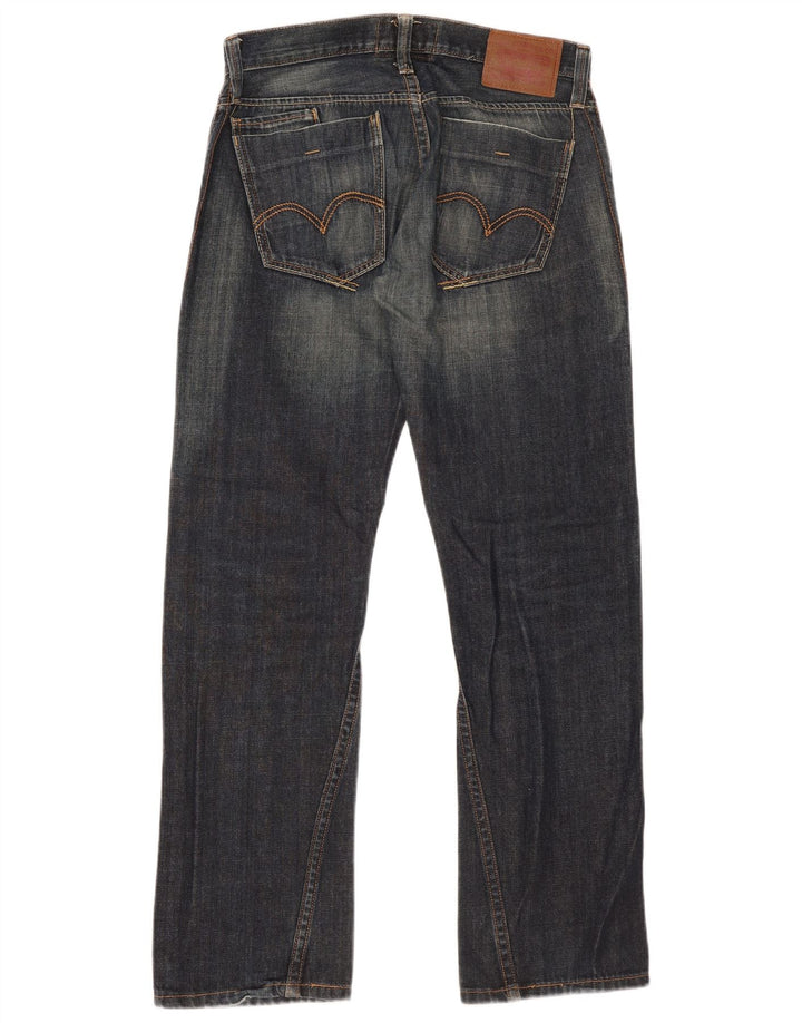 Jeans Levi's Slim Straight Masculino W32 L32 Azul Marinho Algodão
