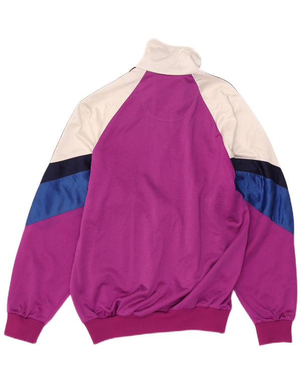 Asics Mens Graphic Full Tracksuit Pequeno Rosa Colourblock Poliamida Retro