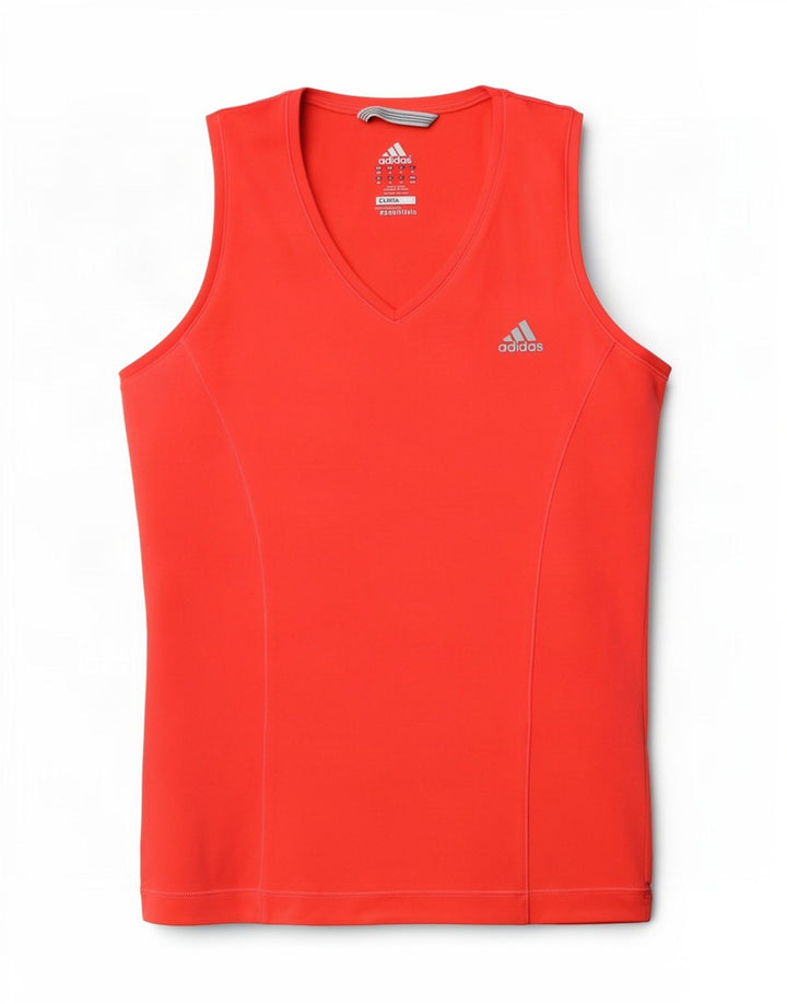 Adidas Womens Clima 365 Vest Top UK 14 Médio Vermelho