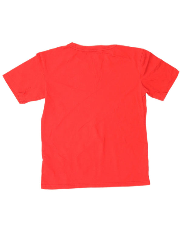 Camiseta feminina Tommy Hilfiger com estampa gráfica UK 6 XS algodão vermelho