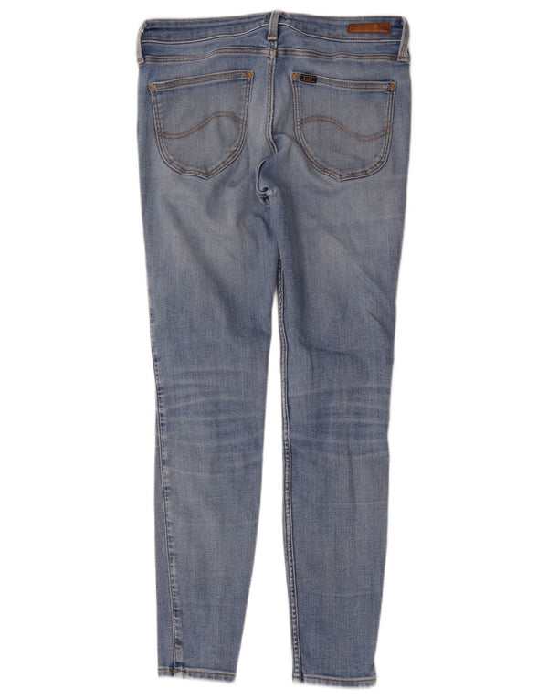Lee Womens Scarlett Skinny Jeans W30 L31 Azul Algodão