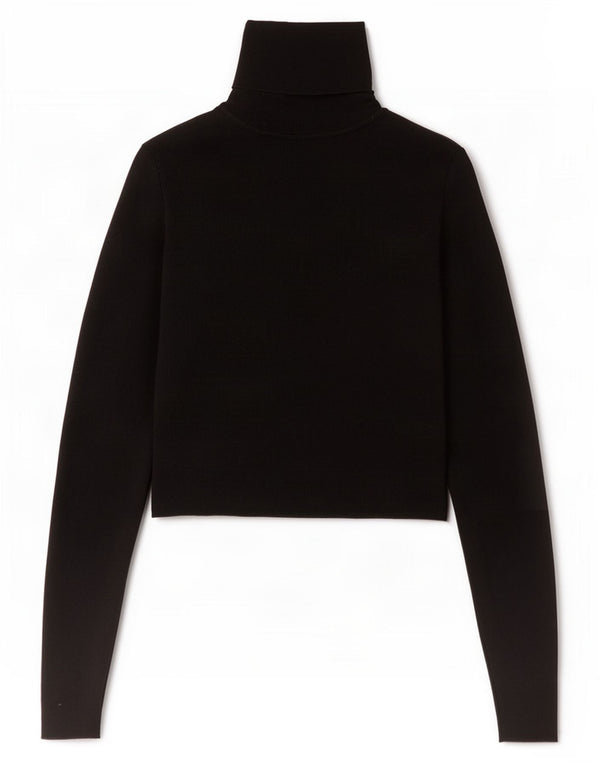 Blusa feminina Zara Top UK 8 pequena viscose preta