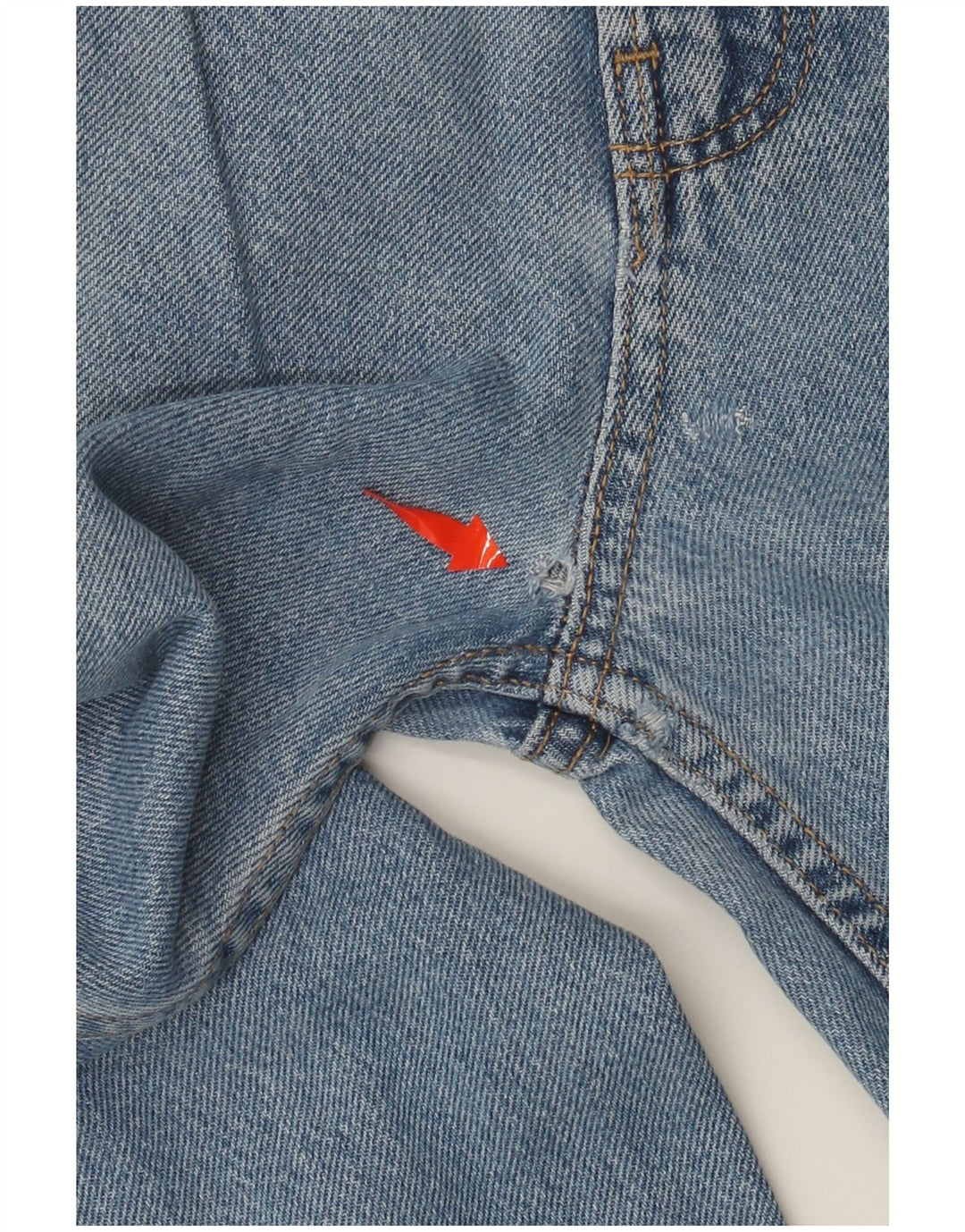 Calça jeans reta feminina DICKIES W28 L30 algodão azul