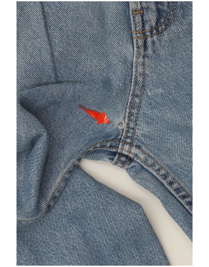 Calça jeans reta feminina DICKIES W28 L30 algodão azul