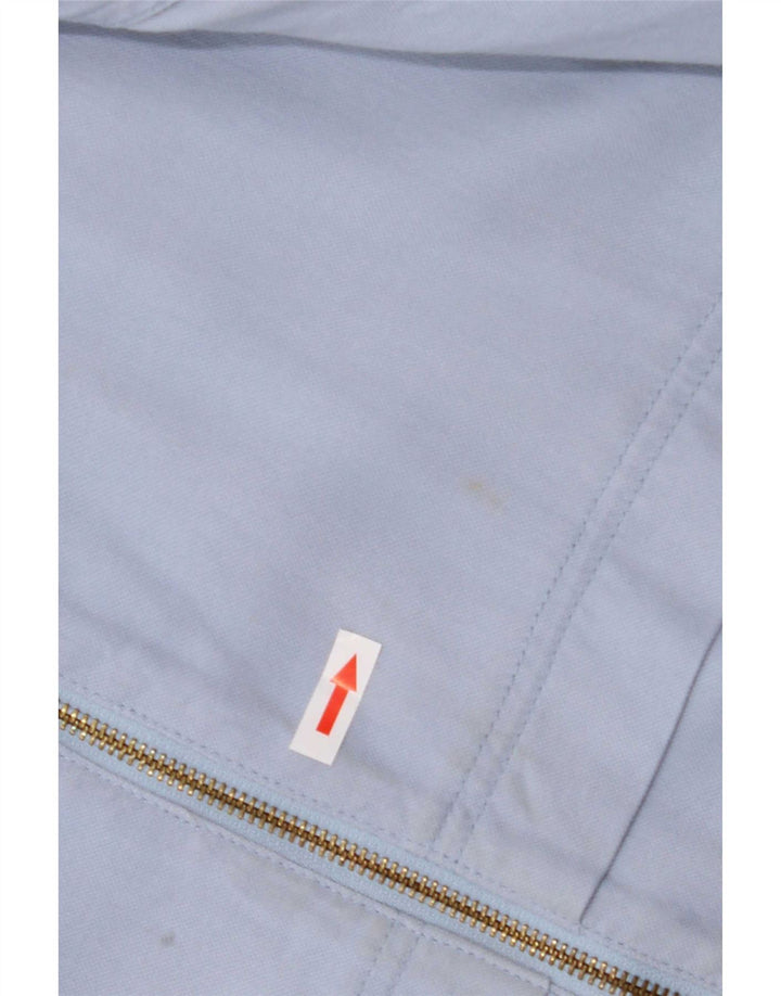 Jaqueta bomber feminina Marks & Spencer de grandes dimensões Reino Unido 12 viscose azul médio
