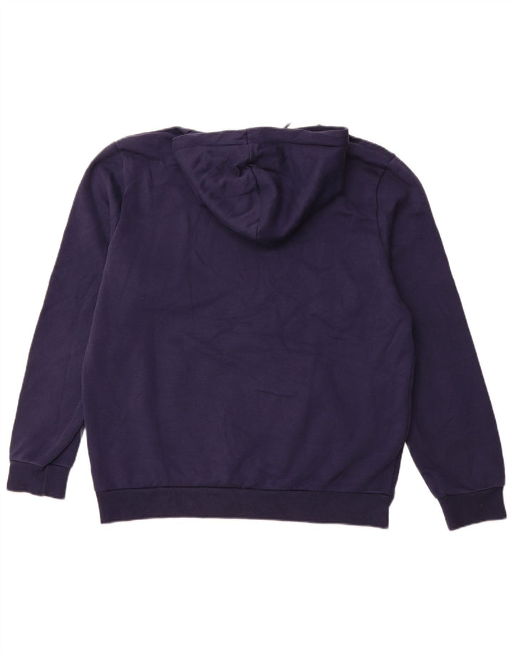 Jumper com capuz gráfico masculino PUMA grande azul marinho