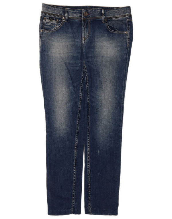 Gas Womens cintura baixa jeans skinny W29 L30 azul