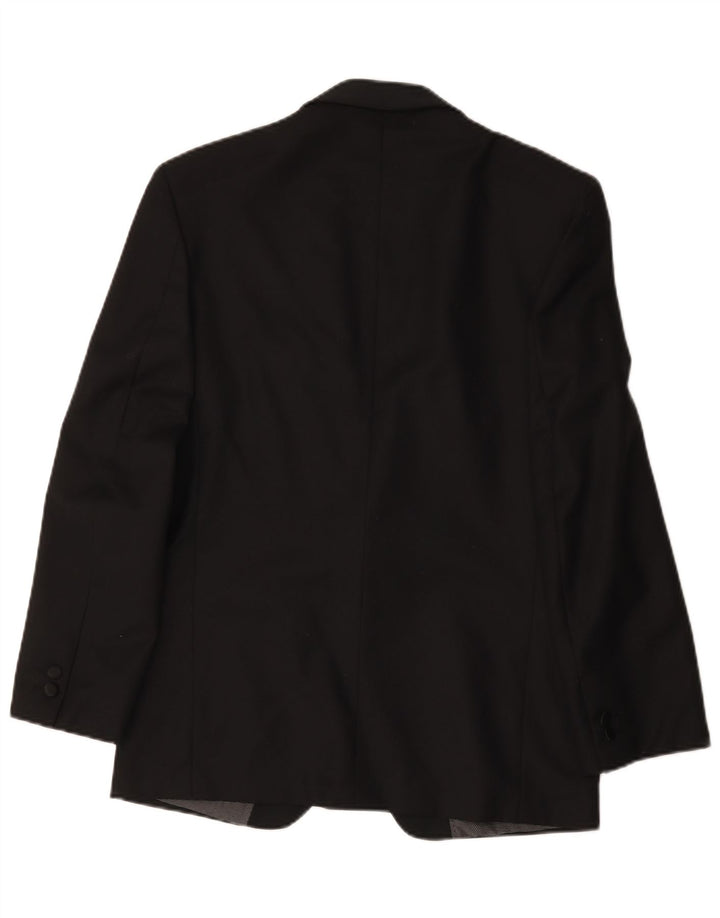 Jaqueta blazer masculina Bianchi com 1 botão IT 46 pequena lã cinza