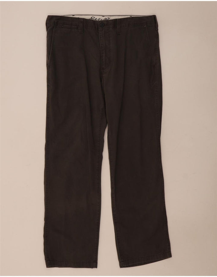 Calça Chino Masculina Eddie Bauer Legend Straight W36 L32 Cinza