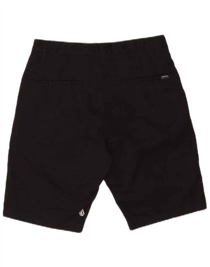 Volcom Mens Chino Shorts W30 Médio Algodão Preto