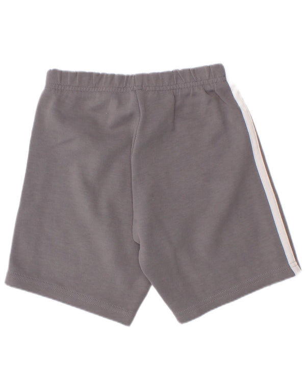 Shorts esportivos masculinos Adidas 5-6 anos algodão cinza