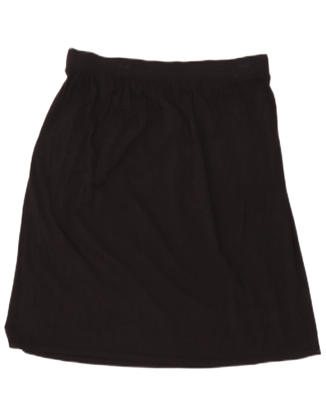 Saia feminina Marks & Spencer A-Line UK 14 Médio W30 Viscose Preta
