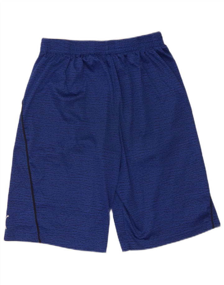 Shorts esportivos Puma meninos 13-14 anos XL azul marinho manchado poliéster