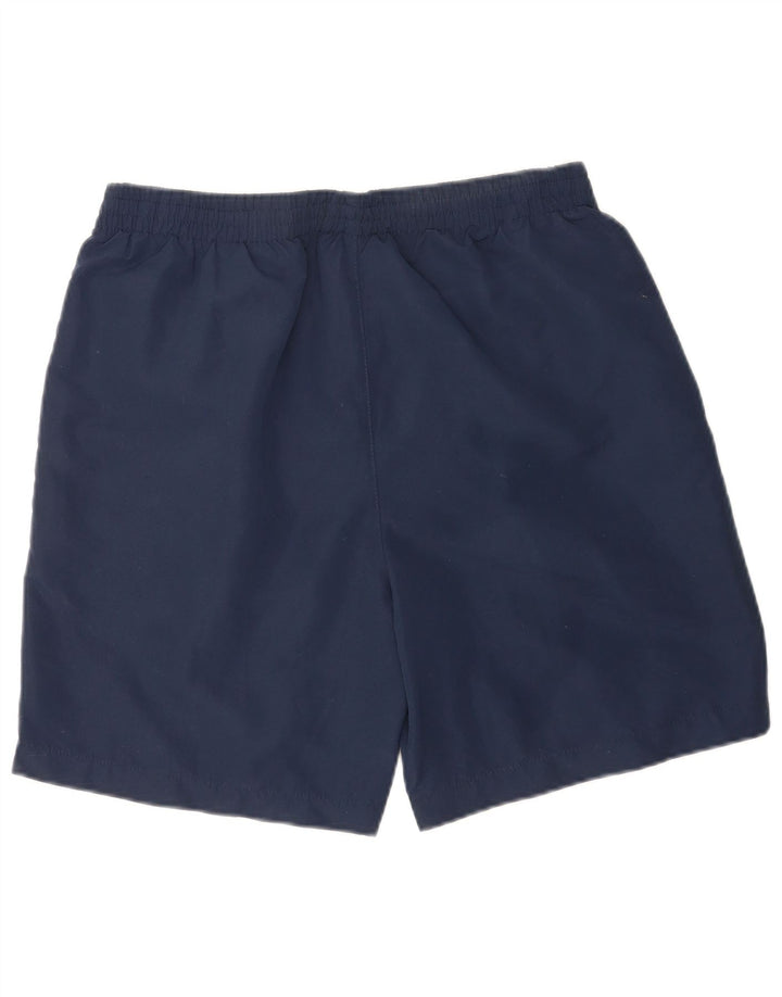 Shorts esportivos masculinos Kappa grande poliéster azul marinho