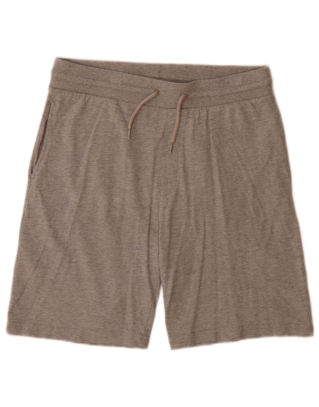 Shorts esportivos masculinos Tommy Hilfiger algodão manchado cinza médio