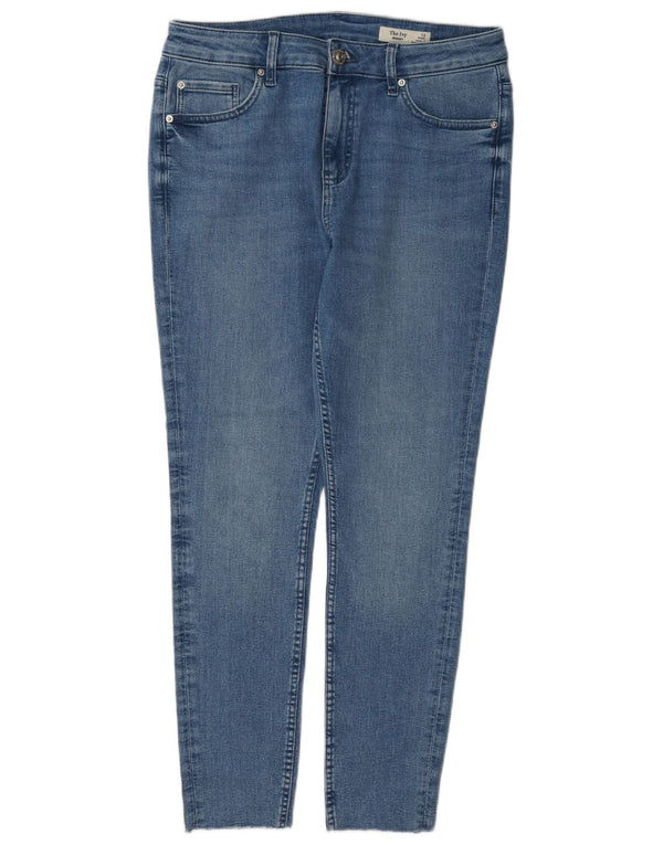 Marks & Spencer Feminino The Ivy Skinny Jeans Reino Unido 12 Médio W30 L27 Azul