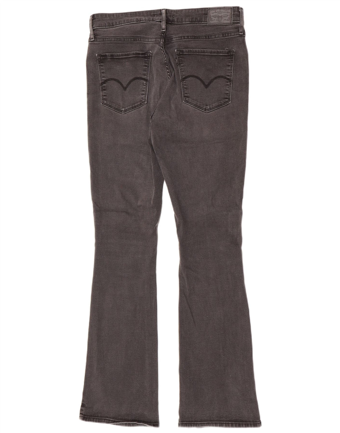 Calça jeans feminina Levi's 725 High Rise Bootcut W32 L32 cinza algodão