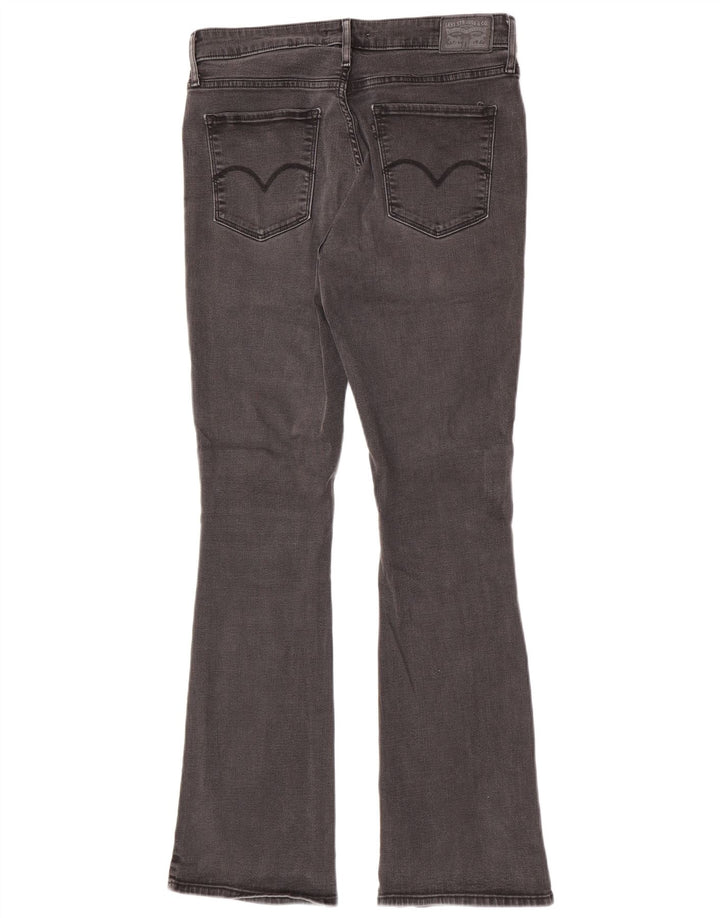 Calça jeans feminina Levi's 725 High Rise Bootcut W32 L32 cinza algodão