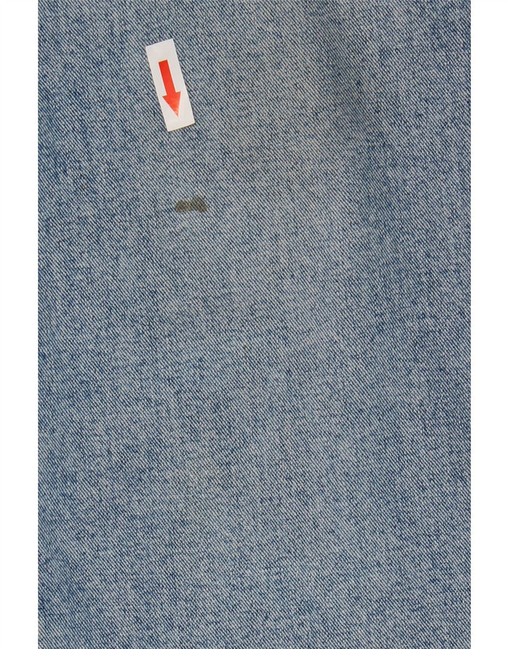 Gas Mens Cargo Macacão Jeans Médio W34 L31 Azul Algodão